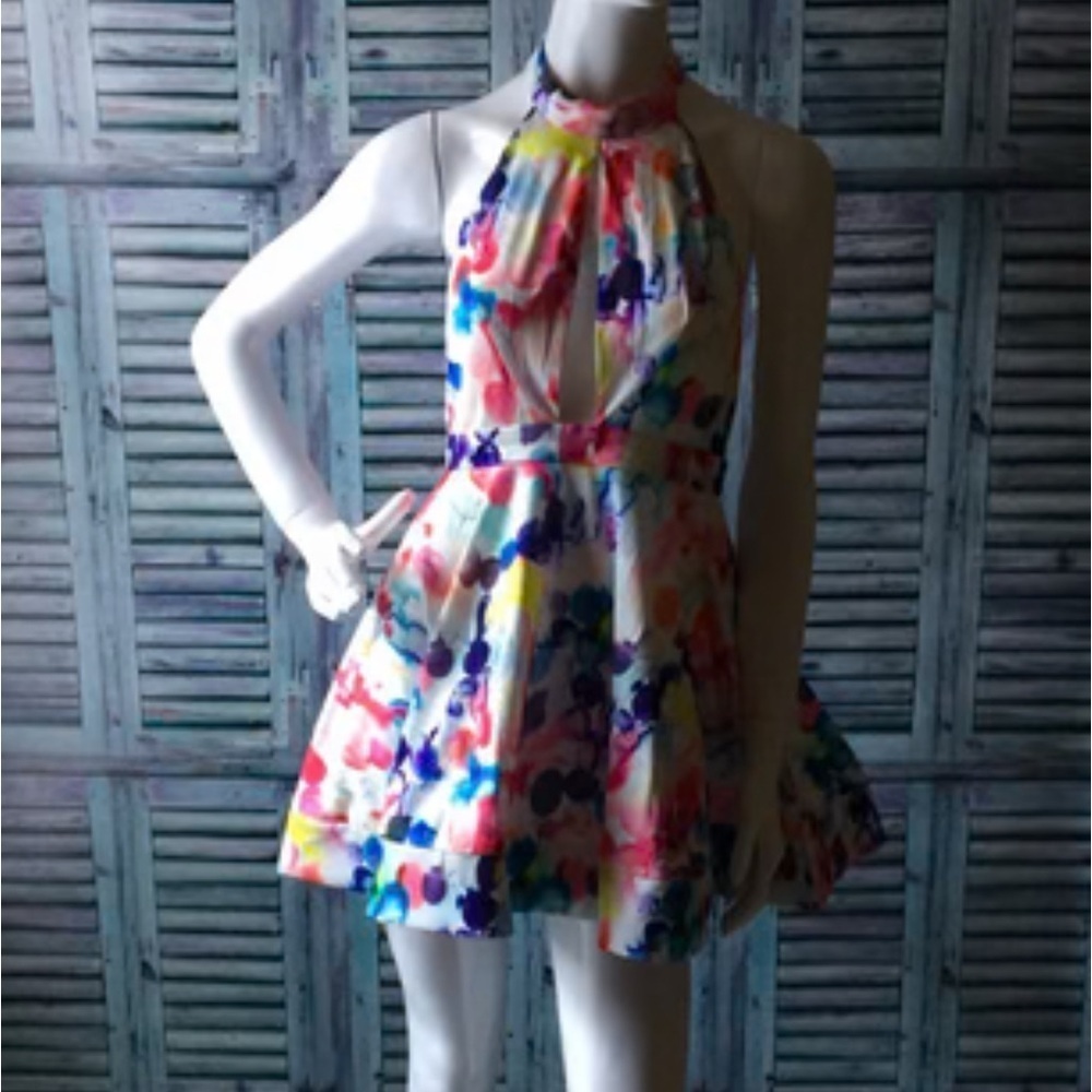 SanJoy halter mini dress size large